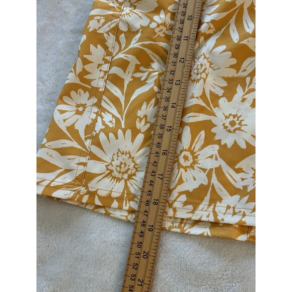 Rip Skirt Womens Medium Hawaiian Wrap Hook Loop Pocket Beach Daisies Cover Up - Picture 8 of 11